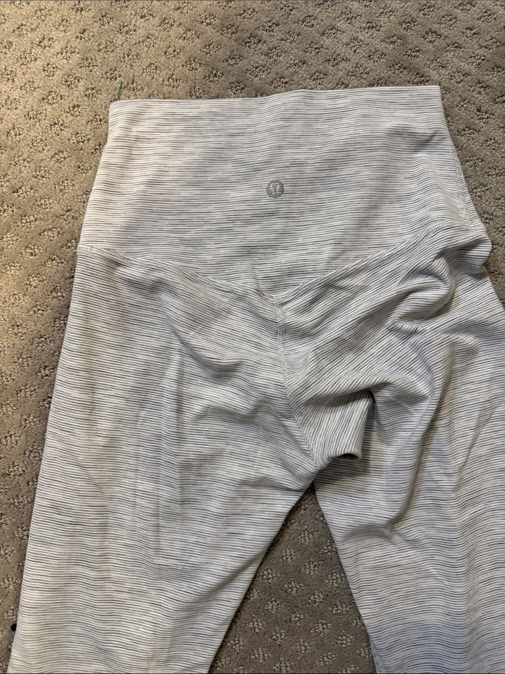 Lululemon grey and white leggings